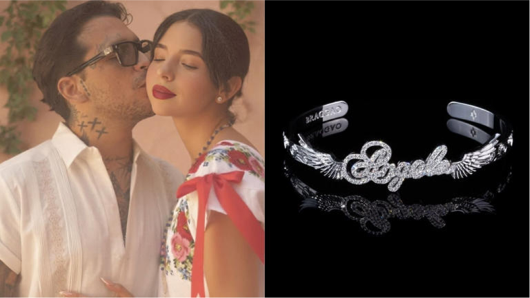 Christian Nodal presume lujoso brazalete inspirado en Ángela Aguilar