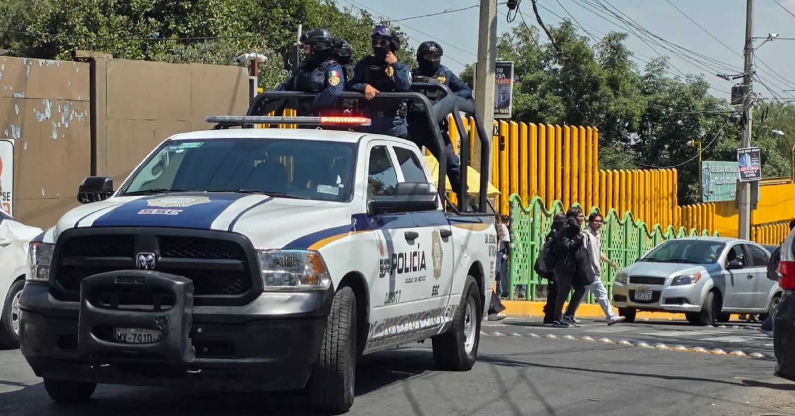 Operativo de seguridad en CCH Sur tras alertas en redes sociales