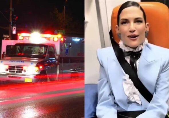 Natalia Jiménez usa ambulancia y desata polémica en redes