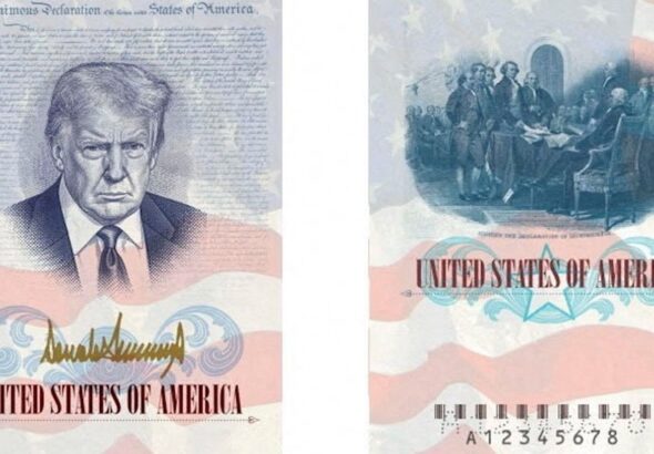 Donald Trump aparecerá en edición especial de pasaportes por los 250 años de EE.UU.