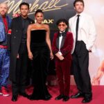 La familia Jackson apoya a Jaafar en el estreno de “Michael”; destaca ausencia de Paris, hija del fallecido cantante
