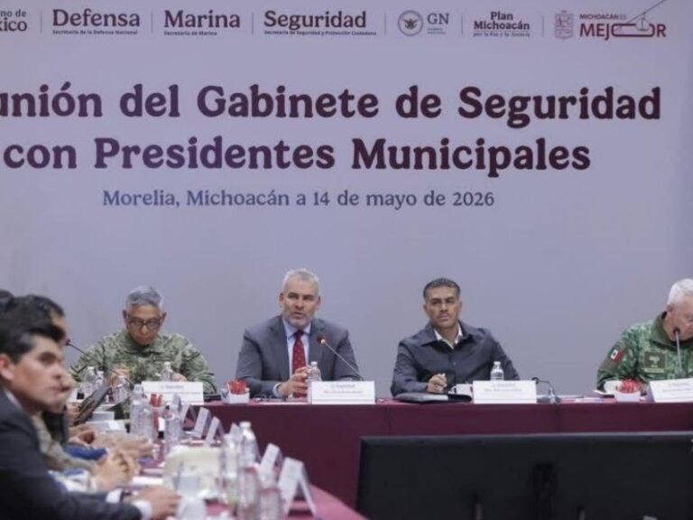 Reunión de emergencia- Harfuch se despliega en Michoacán con la cúpula militar