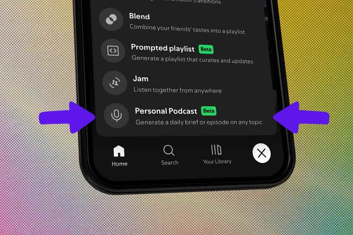 Spotify lanza pódcast creados por inteligencia artificial con comandos de texto