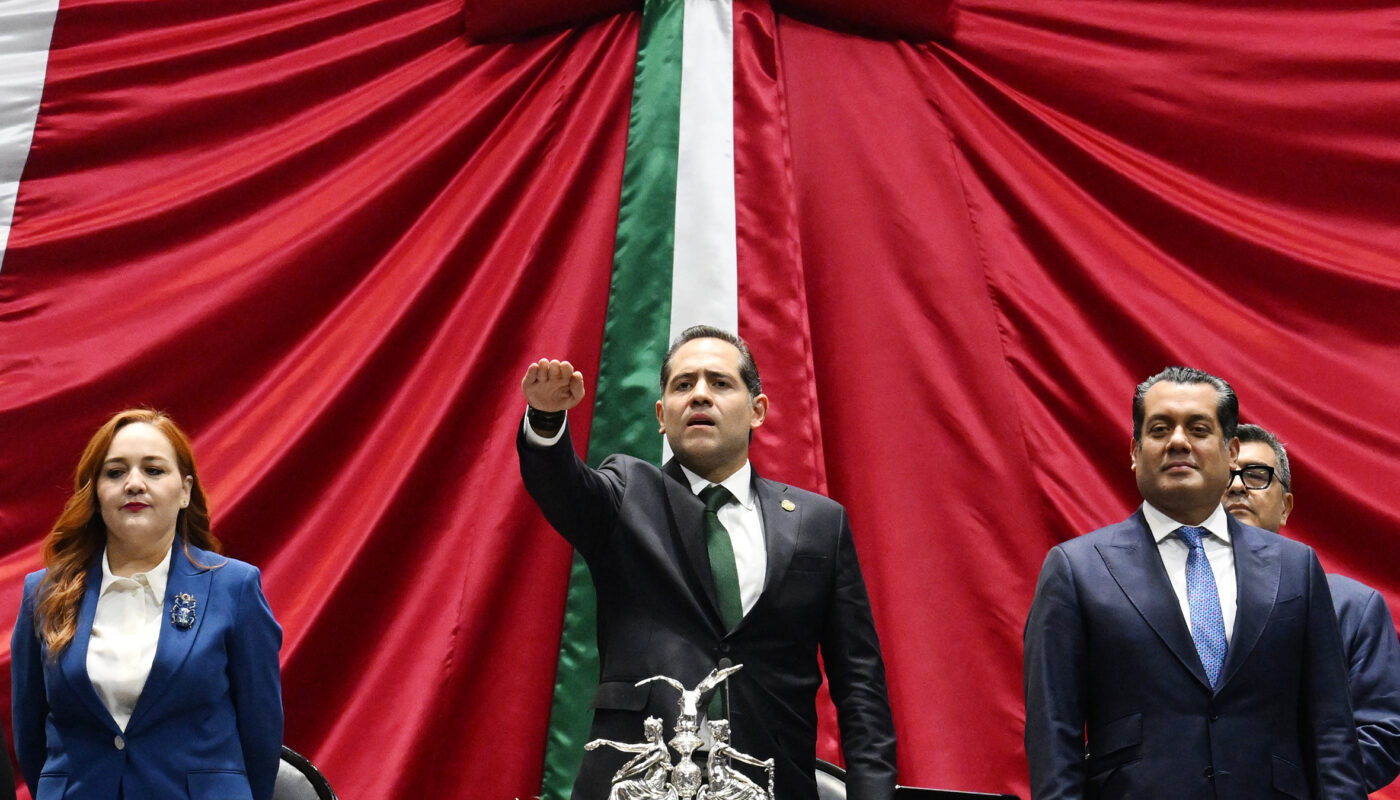 Raúl Bolaños-Cacho Cué rinde protesta como presidente de la Mesa Directiva de la Cámara de Diputados
